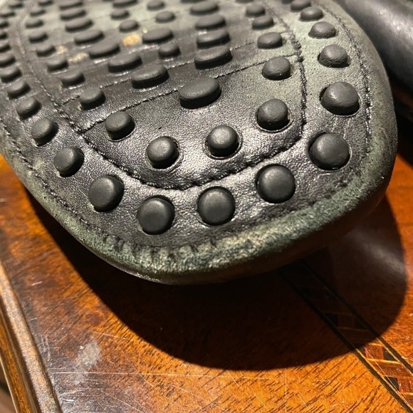 Tod’s Black Leather Flat Mules Size 10 SOLD AS IS - Picture 11 of 11
